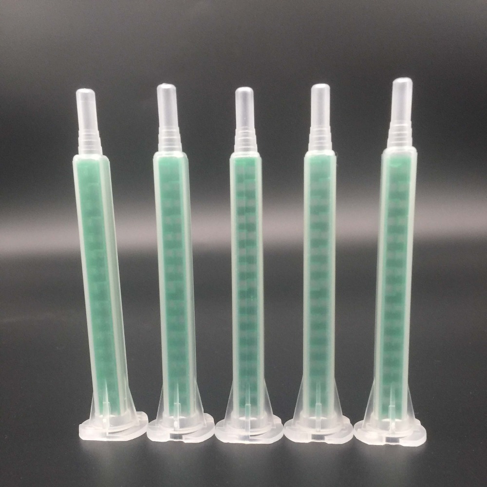 50* Mixing 16-Nozzles Tubes Plastic F6-16 Green AB Glue Resin Static Mouth 