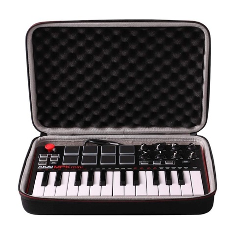 LTGEM Travel Carrying Case for Akai Professional MPK Mini MKII & MPK Mini Play | 25-Key USB MIDI Drum Pad & Keyboard Controller ► Photo 1/6