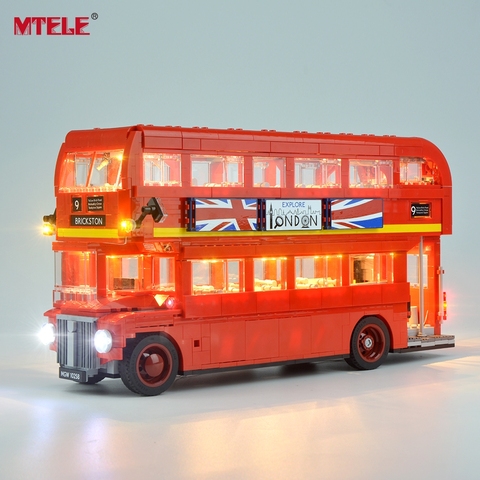 MTELE Led Light Up Kit For Creator London Bus Lighting Set Compatible With 10258 (NOT Include The Model) ► Photo 1/6