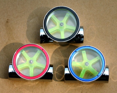 Flow Indicator with  green  Sparkle use for water cooling, P/N:WC-FLIND-GRE1 ► Photo 1/4