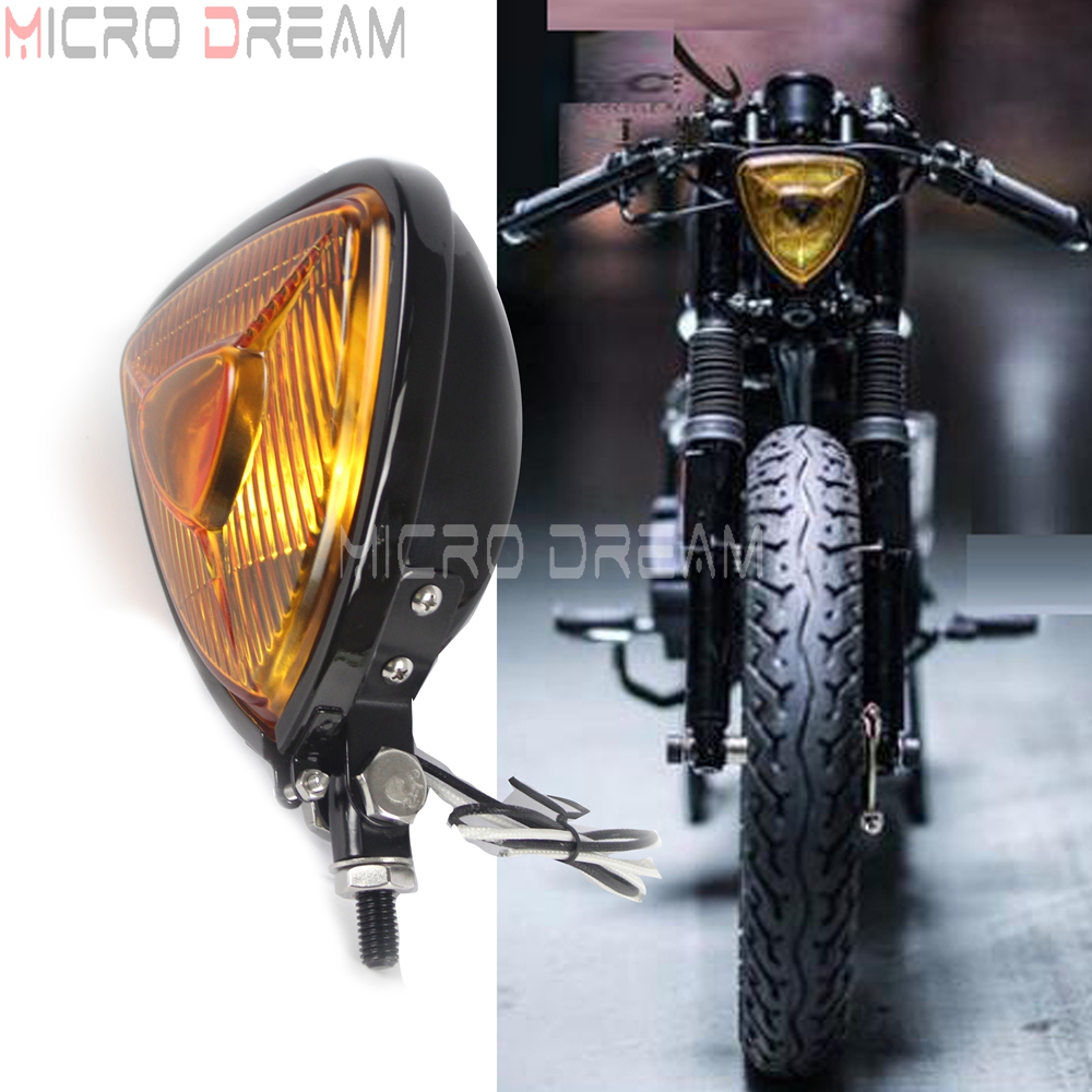 Motorcycle Head Light Headlight Lamp for Harley Bobber Chopper Cruiser Custom 