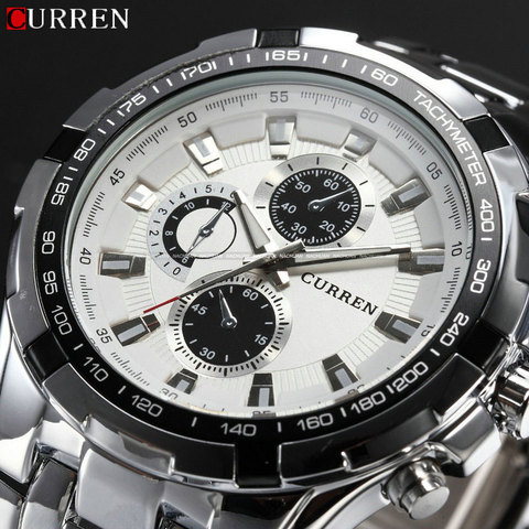 2022 New Curren Luxury Brand Watches Men Quartz Fashion Casual Male Sports Watch Full Steel Military Watches Relogio Masculino ► Photo 1/6