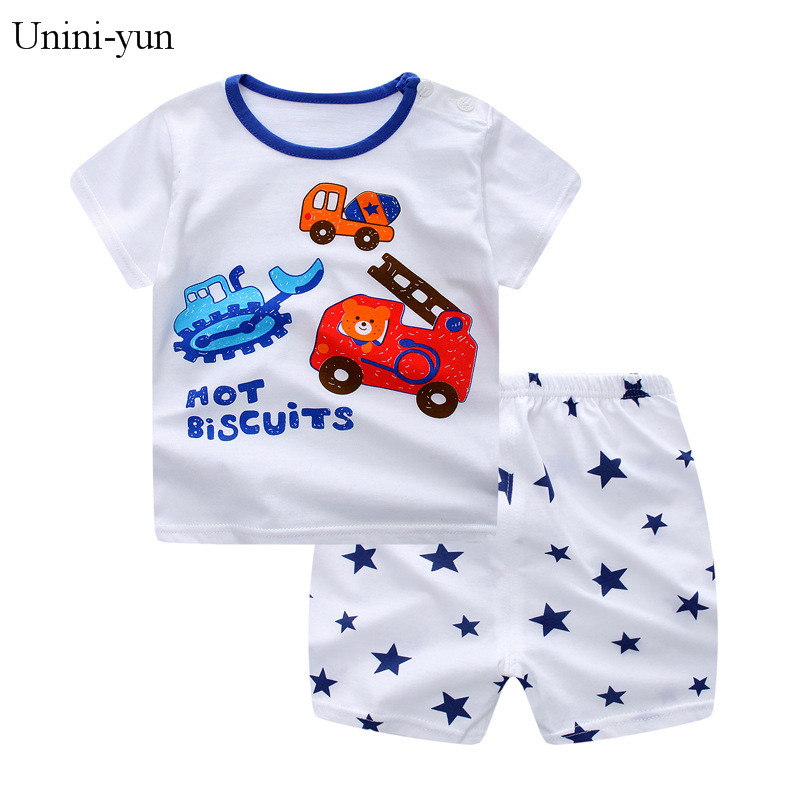 Kids Girls Clothes Summer 2017 New Toddler Baby Boy Clothes Summer Children Clothing  Cartoon sets Roupas Infantis Menino - Price history & Review | AliExpress  Seller - Unini-yun Official Store 