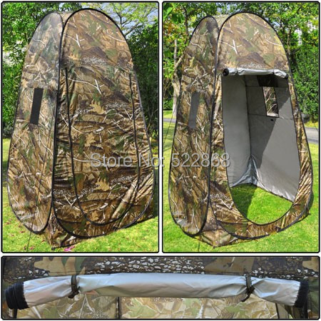 5 PCS/LOT Portable Privacy Shower Toilet Camping Pop Up Camouflage Tent ► Photo 1/1