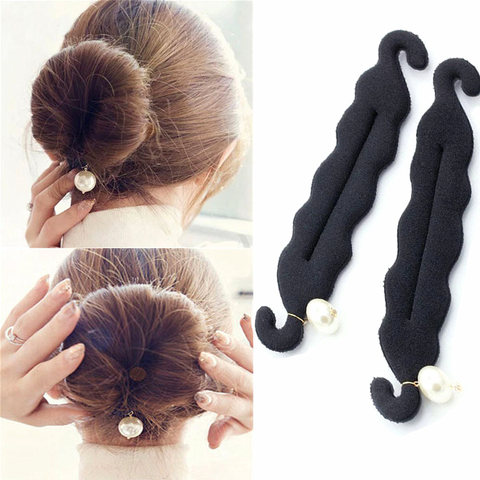 Magic Hair Styling Twist Styling Bun Hairpins Hairdisk Meatball Head Rubber Clip Hair Accessories For Women Hair Braiding Tool ► Photo 1/6