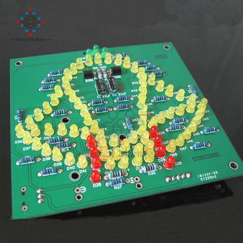 Wobbly Windbell Campanula Fun Electronic DIY Kit Wring 83 LEDs Wind bell 5V 9V 92*89MM LED module ► Photo 1/1