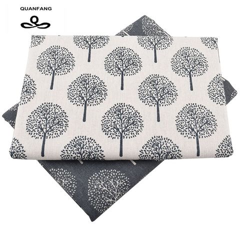 New Printed Cotton Linen Fabric For Patchwork Quilting DIY Sewing Sofa Table Cloth Furniture Cover Tissue Material Half meter ► Photo 1/6