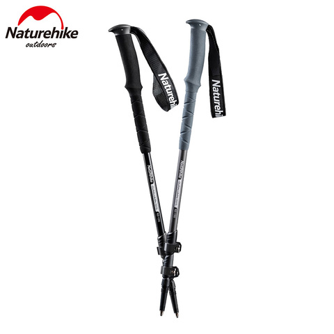Naturehike Ultralight Walking Stick Aluminum Telescopic Hiking Stick External Lock Skiing Trekking Pole Outdoor Climbing ► Photo 1/6