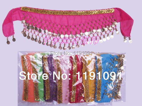 2022 Top selling Child waist chain hip scarf child belly dance indian dance belt for kids ► Photo 1/6