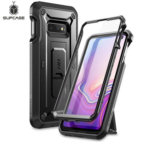 For Samsung Galaxy S10e Case 5.8 inch UB Pro Full-Body Rugged Holster Protective Case with Built-in Screen Protector & Kickstand ► Photo 1/6