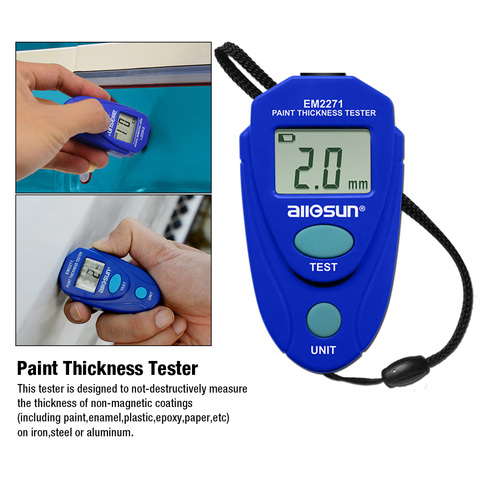 EM2271 Thickness Gauge  Digital Coating Thickness Car Painting Meter paint thickness meter  Russian manual ship from Russia ► Photo 1/6