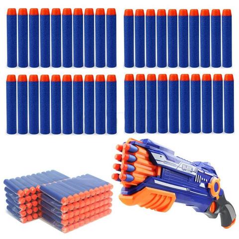 Refill Darts Bullets For Nerf N-strike Elite Series Blasters Children Toy Gun Blue Soft Bullet Foam Guns Accessories ► Photo 1/6