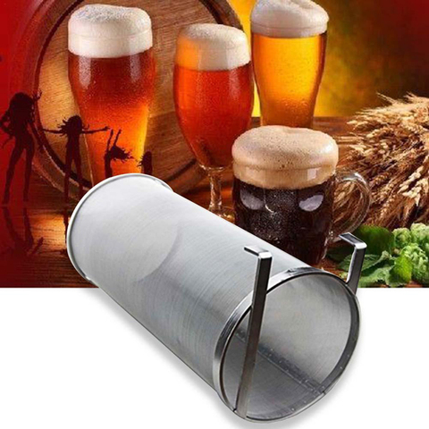 4 Sizes Stainless Steel Homemade Brew Beer Hop Mesh Filter Strainer with Hook Beer Brewing Hop Spider Mesh Filter Strainer ► Photo 1/6
