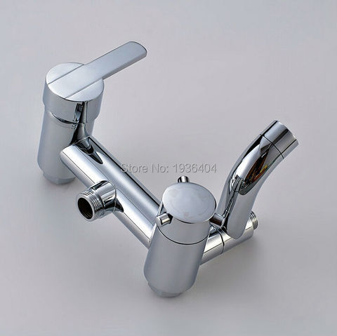 Bathroom Shower Mixer In Wall Shower Faucet Hot and Cold Mixing Valve Chrome Polish Bathroom Shower Set CS1003 ► Photo 1/6
