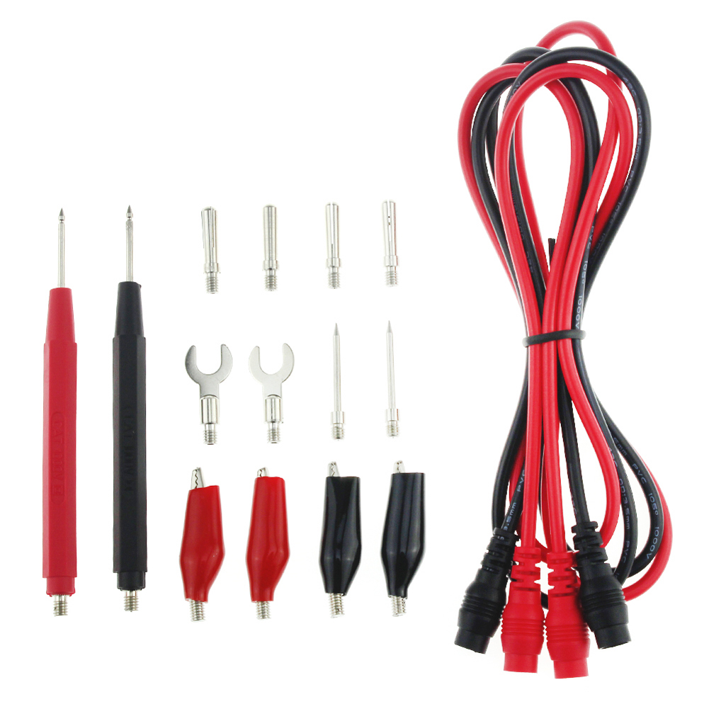 6 en 1 Multifonction Digital Multimeter Test Lead Probe Wire Pen Cable Aligator 