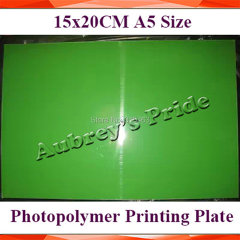 150x200MM A5 Size Water Washable for Pad Printing Hot Foil Stamping CliChe Making UV Exposure Photopolymer Printing Plate Mold ► Photo 1/1