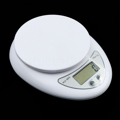 5kg/1g Portable Digital Food Scale LED Electronic Scales Postal Food Balance  Measuring Weight Kitchen LED Electronic Food Scales