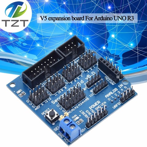 V5.0 Sensor Shield expansion board for arduino electronic building blocks robot accessories Sensor Shield V5 expansion board ► Photo 1/6