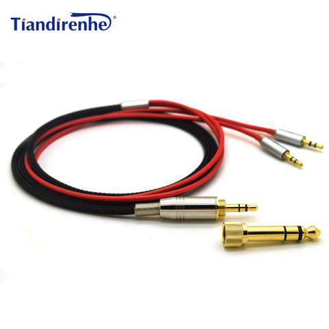 For Hifiman HE400S HE-400I HE560 HE-350 HE1000 V2 Replacement Cable Headphone 3.5mm male 6.35mm to 2x 2.5mm Male Audio HIFI cord ► Photo 1/6