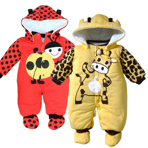 High quality Cotton Thick warm Infant Winter Clothing Baby Romper ► Photo 1/6