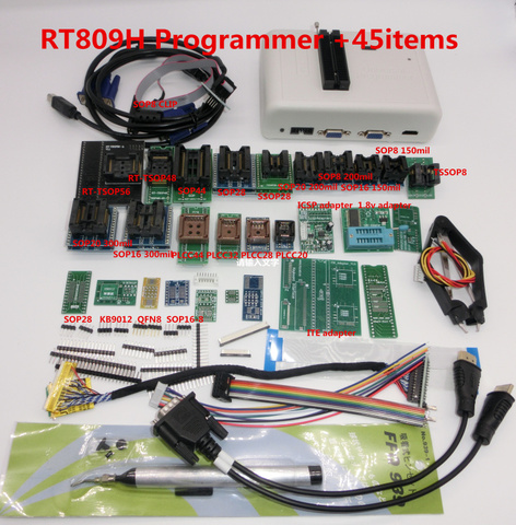 Free shipping ORIGINAL RT809H+45 Items  EMMC-Nand FLASH Extremely fast universal Programmer ► Photo 1/3