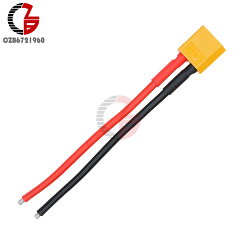 XT60 Connector Male W/Housing 10CM Silicon Wire 14AWG XT-60 PLUG ► Photo 1/6