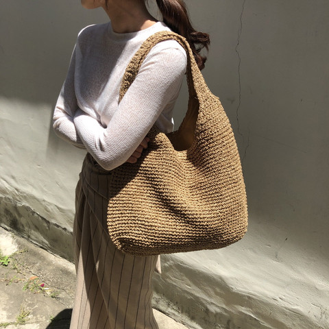 Fashion Rattan Women Shoulder Bags Wikcer Woven Female Handbags Large Capacity Summer Beach Straw Bags Casual Totes Purses 2022 ► Photo 1/6