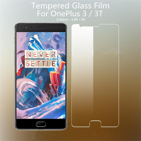 Full Cover Color Tempered Glass For OnePlus 3 3T One Plus Three T OnePlus3 1+3 A3000 Screen Protector Protective Film Guard ► Photo 1/6