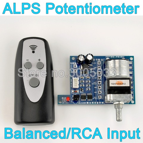ALPS Remote Control Volume Motorized Potentiometer For Preamp Power Amplifier Headphone Amp Audio DIY,JAPAN ALPS POT, AC-DC-9V ► Photo 1/5
