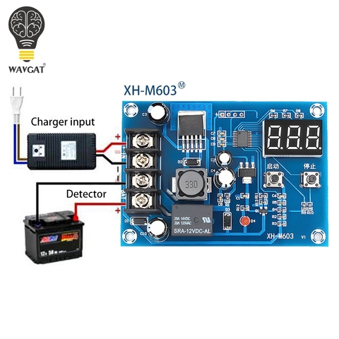 WAVGAT Charging Control Module XH-M603 Digital LED Display Storage Lithium Battery Charger Control Switch Protection Board ► Photo 1/6