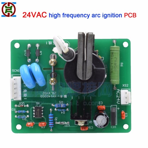 YDT 24V high frequency arc starting board, high pressure board, high frequency plate, fire board ► Photo 1/4