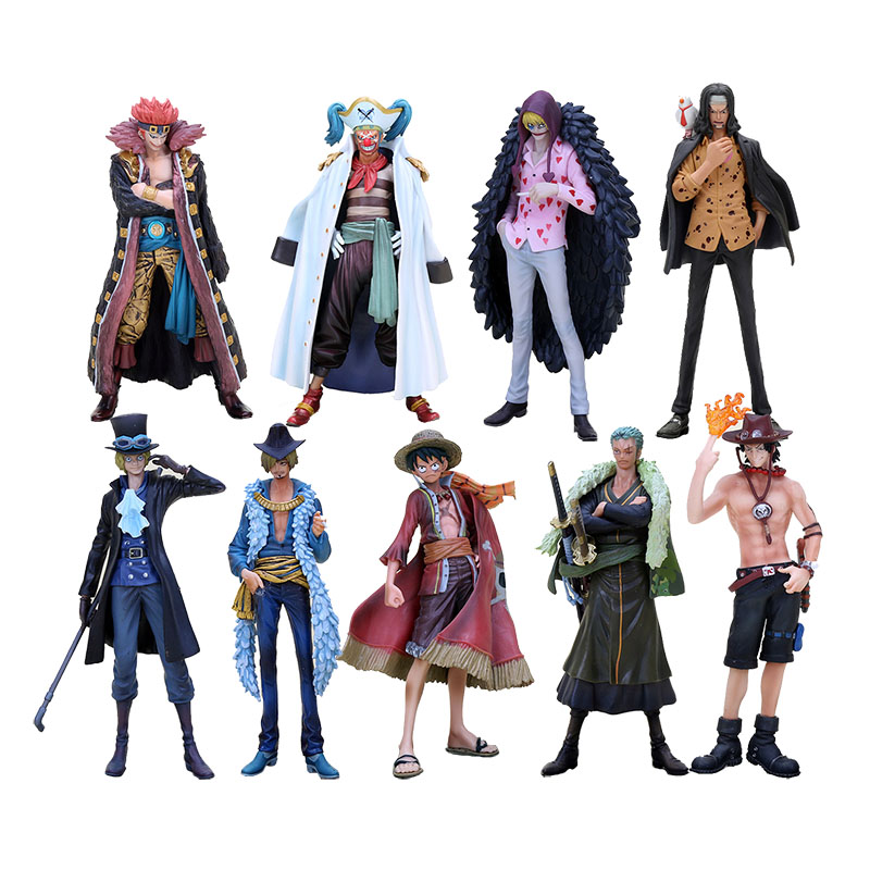 17cm Hot Anime One Piece The Grandline Men 15th Edition Monkey D Luffy Ace  Zoro Sanji Sabo Lucci Kid PVC action figure Model - Price history & Review  | AliExpress Seller -