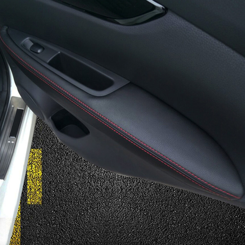For Nissan Qashqai J11 2016 2017 Microfiber Leather Door Armrest Panel Cover Inner Door Armrest Surface Cover For Qashqai 2022 ► Photo 1/6