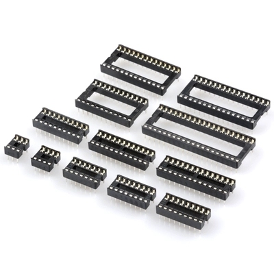 10PCS IC Sockets DIP6 DIP8 DIP14 DIP16 DIP18 DIP20 DIP28 DIP40 pins Connector DIP Socket 6 8 14 16 18 20 24 28 40 pin ► Photo 1/1