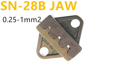 SN-28B jaw Suitable cable 0.25-1MM  Crimping pliers ► Photo 1/5
