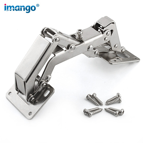 160 165 170 Degree Hinge for Corner Cabinet Door,Kitchen Thick Door Hinges Angle Can Adjusted 130-170 Degrees No Need Hole Hinge ► Photo 1/6