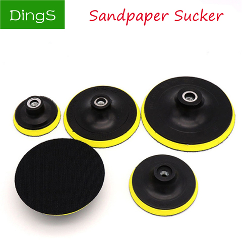 3' - 7' Inches Sandpaper Sucker Suction Cup Self-adhesive Polishing Disc / Drill Rod For Car Paint Care Polishing Pad T ► Photo 1/4