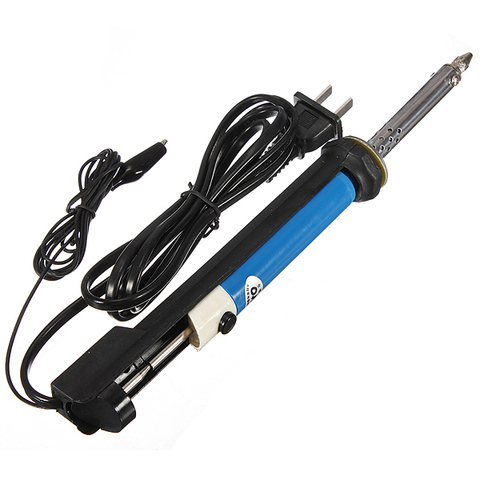 2022 AC 220V 30W Handheld Electric Tin Suction Sucker Pen US EU Plug Desoldering Pump Soldering Tool With PCB Board 2 Nozzles ► Photo 1/5