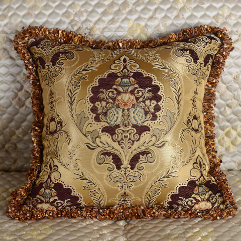 Gold Pendant cushions Luxury car pillow Decorative cushion,  silver European cushion cover office ► Photo 1/4
