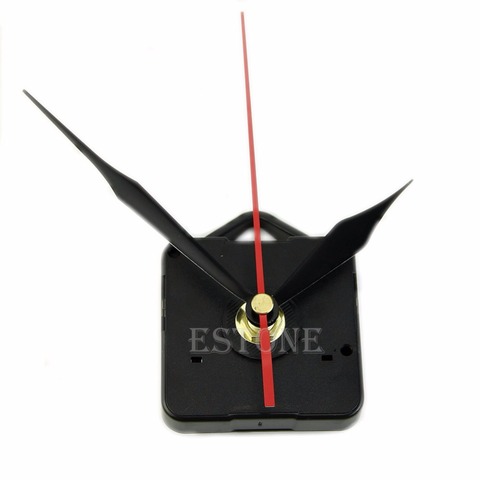 Silent Clock Quartz Movement Mechanism Black and Red Hands DIY Repair Tool Set ► Photo 1/6