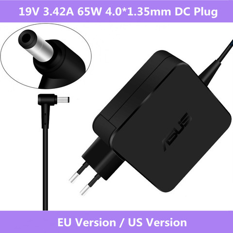 ASUS Laptop Adapter 19V 3.42A 65W 4.0*1.35mm ADP-65DW A AC Power Charger For asus UX21 UX31A UX32A UX301 U38N UX42VS UX50 UX52VS ► Photo 1/6
