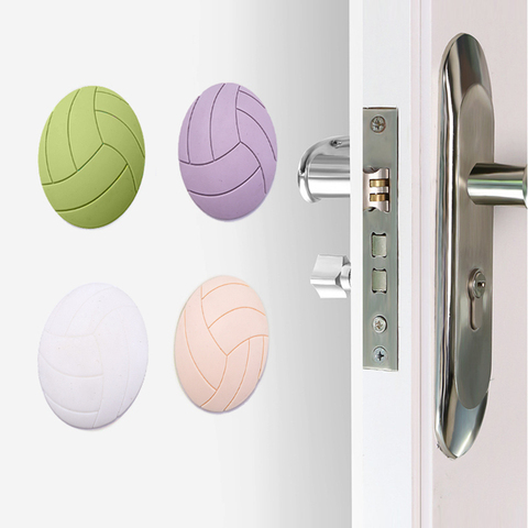 Soft Rubber Pad To Protect The Wall Or Floor Self Adhesive Door Stopper Volleyball Modelling Door Fender Non-slip Stickers ► Photo 1/6