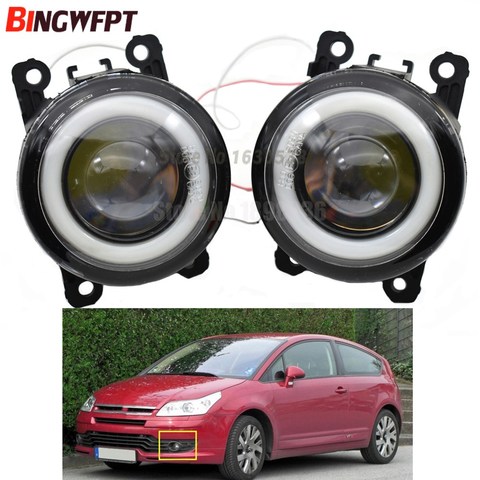 2pcs/pair Angel Eye car-styling Fog Lamps lighting LED Lights For Citroen C3 C4 C5 C6 C-Crosser Xsara Picasso 1999-2015 ► Photo 1/6