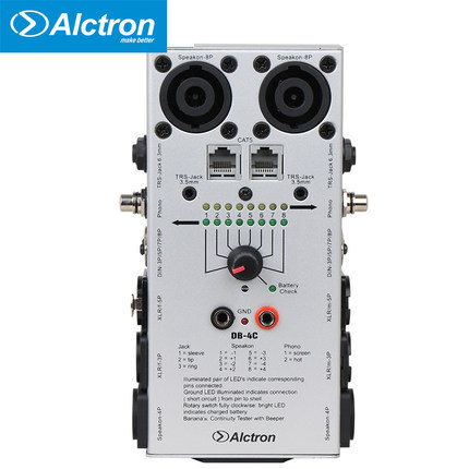 Free shipping Alctron DB-4C TRS XLR RCA 1/4