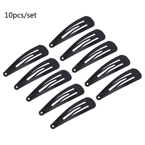 10PCS/Pack NEW Simple Black Hair Clips Girls Hairpins BB Clips Barrettes Headbands For Women Hairgrips Hair Tool ► Photo 1/4