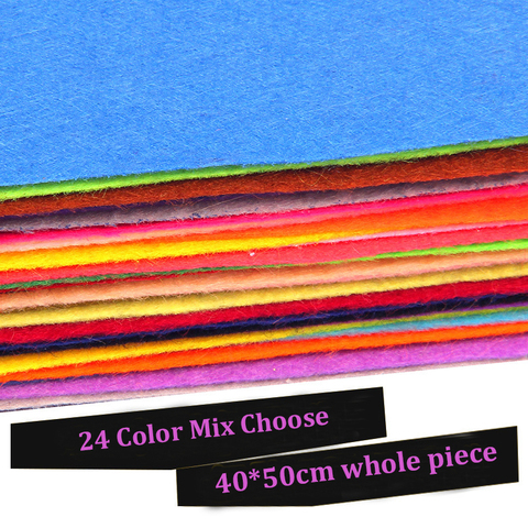 40x50cm Nonwoven fabrics for patchwork Mix Color Sewing The Cloth Quilting Cotton Patches Fabric For Needlework Bedding Doll ► Photo 1/1