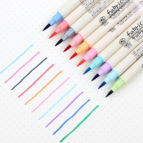 Dual Tip Brush Pens Highlighter Markers 0.5mm Fine Liners & Brush Tip Art  Pen Set - AliExpress