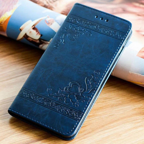 Flip Embossed Leather Cover for Huawei P30 Lite P20 Pro y9 2022 Phone Case Flip Magnetic Leather Case for Huawei P10 P9 P40 P30 ► Photo 1/6