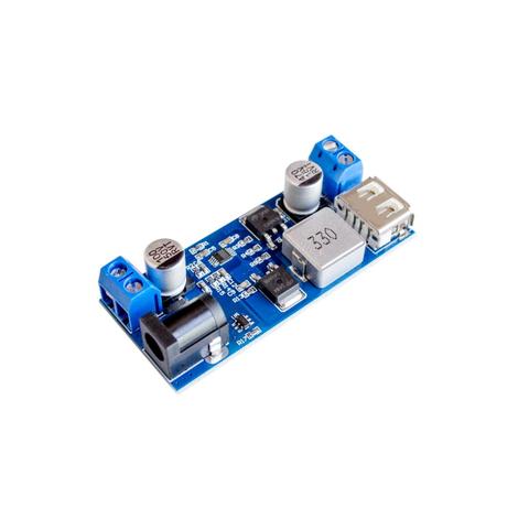 DC-DC 24V/12V To 5V 5A Step Down Power Supply Buck Converter Replace LM2596S Adjustable USB Step-down Charging Module For Phone ► Photo 1/3