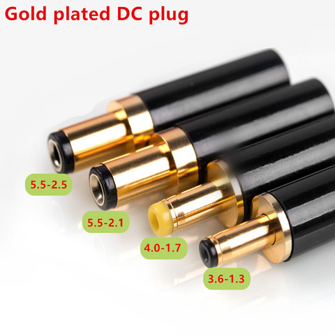 Gold Plated  DC Plug 5.5*2.5 5.5*2.1 4.0*1.7 3.5*1.3  for DAC TV Box Amplifier Power Cable  G50 ► Photo 1/6